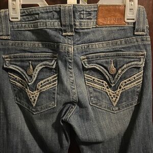 Vigoss Women's Denim Jeans with Embroidered Pockets